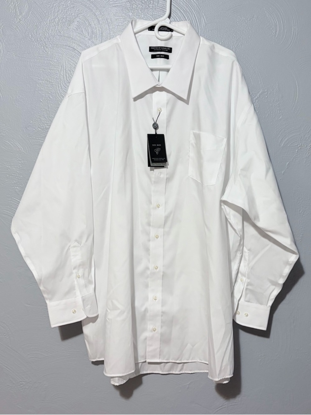 Forsyth of Canada The Freedom Shirt- Big and Tall Non Iron Button Down Shirt NWT